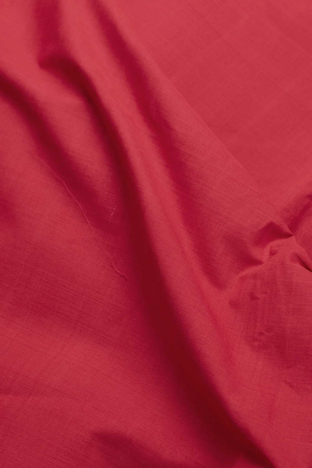 Dark Red Mangalagiri Cotton Fabric - Image 3