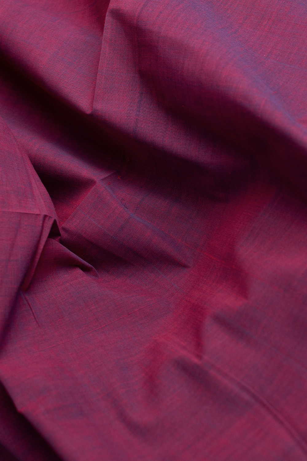 Dual Shaded Purple Mangalagiri Cotton Fabric - Image 3