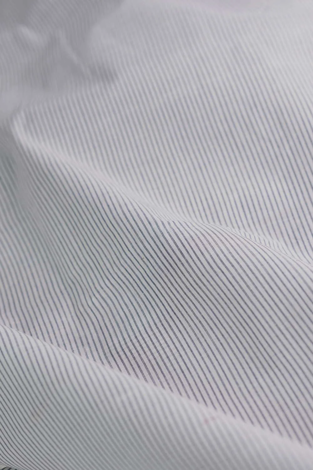 Grey Stripe Mangalagiri Cotton Fabric - Image 2