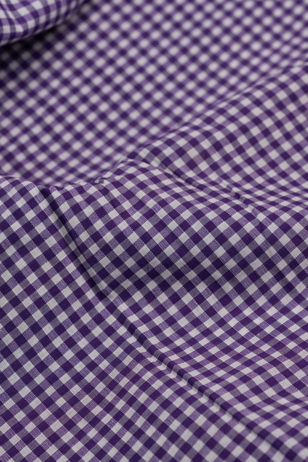 Purple Boddu Checks Cotton Fabric - Image 2