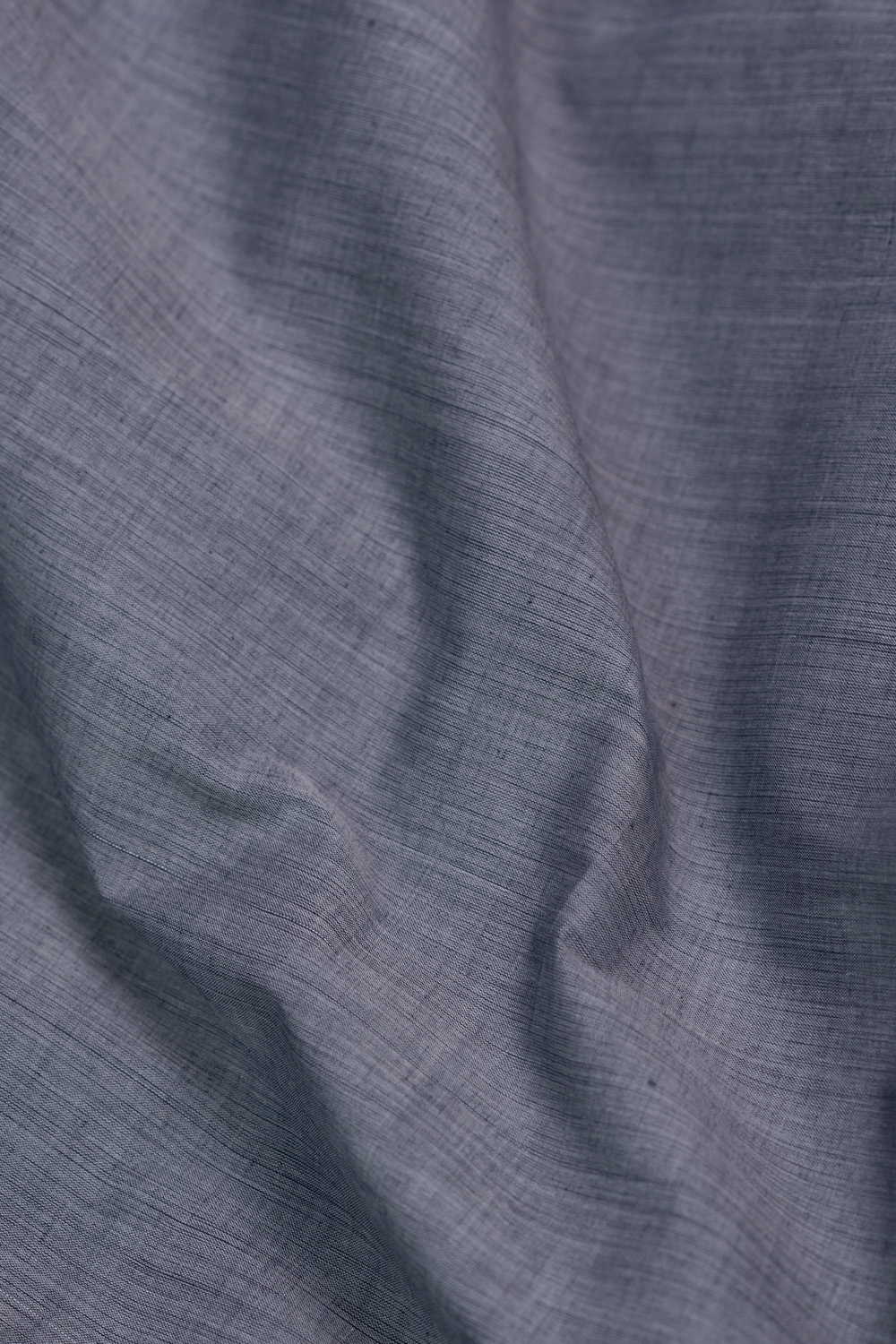 Grey Mangalagiri Cotton Fabric - Image 3