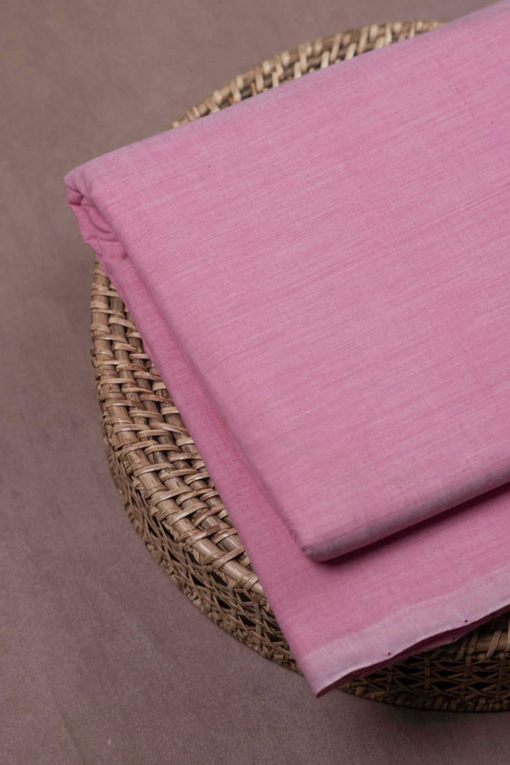 Pink Mangalagiri Cotton Fabric