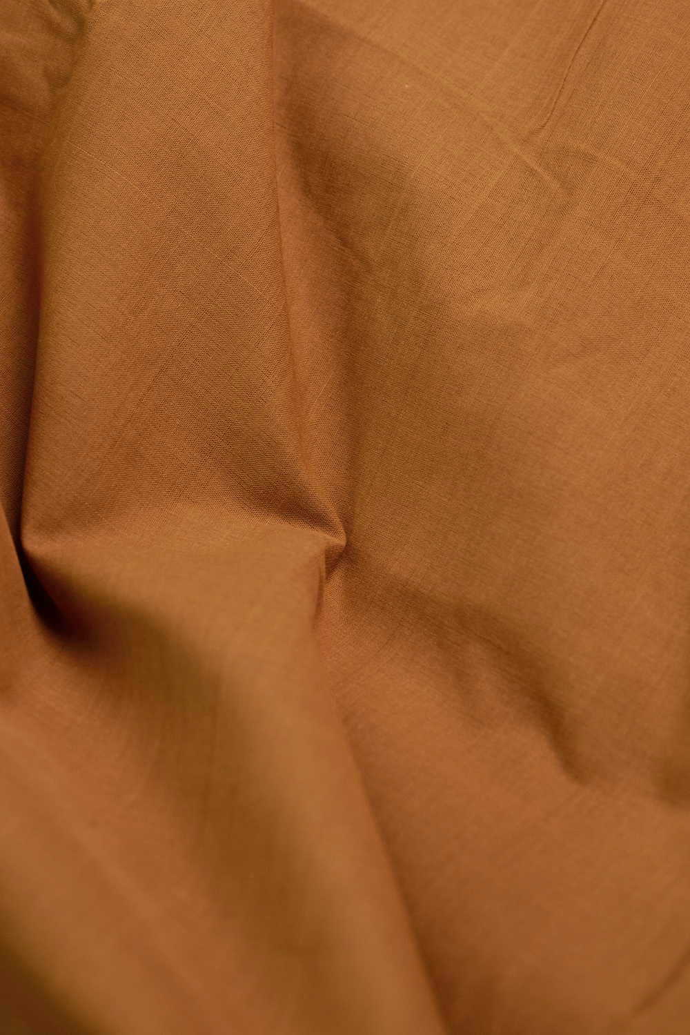 Golden Brown Mangalagiri Cotton Fabric - Image 3