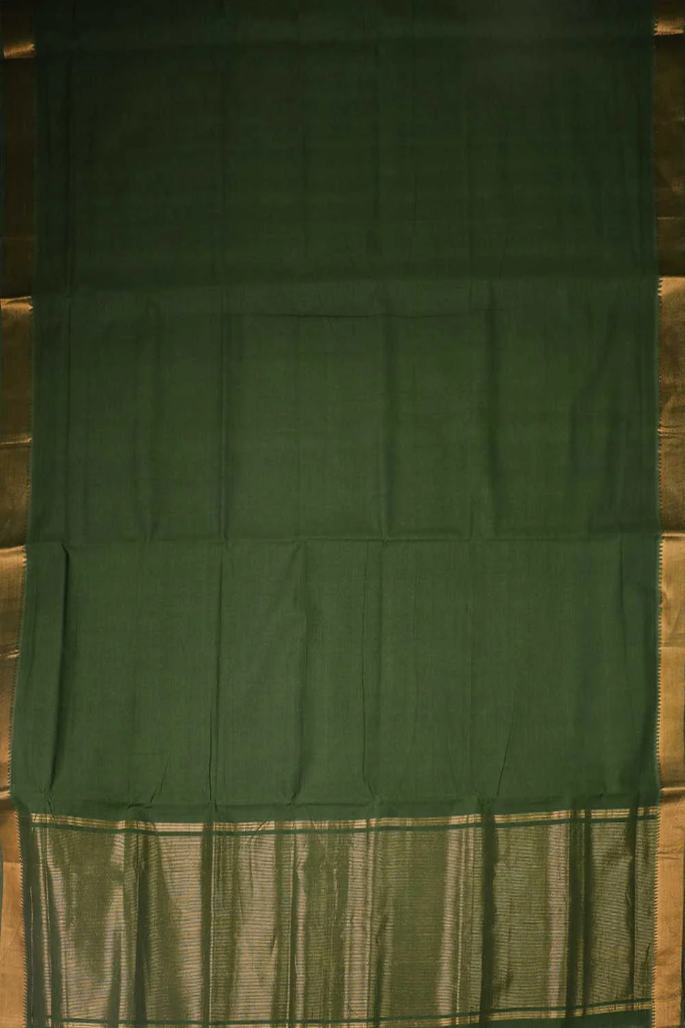 Avacado Green Mangalagiri Cotton saree - Image 2