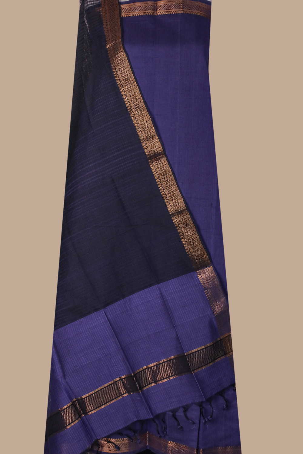Violet Mangalagiri Cotton Suit - Image 2