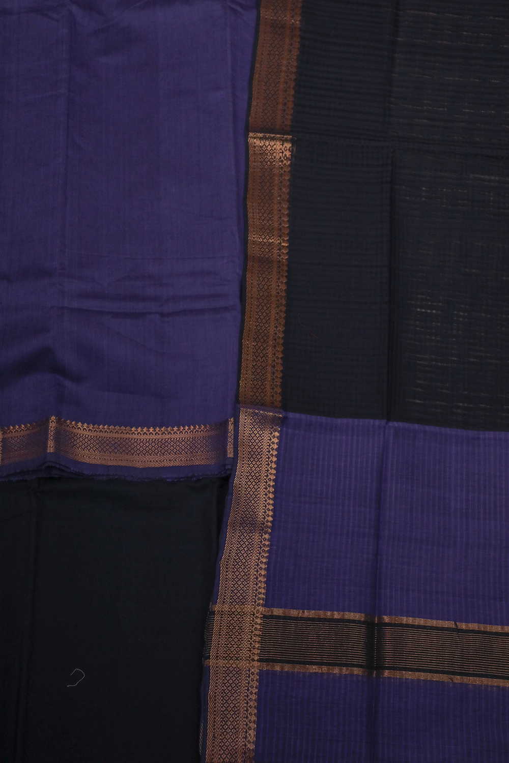 Violet Mangalagiri Cotton Suit - Image 3