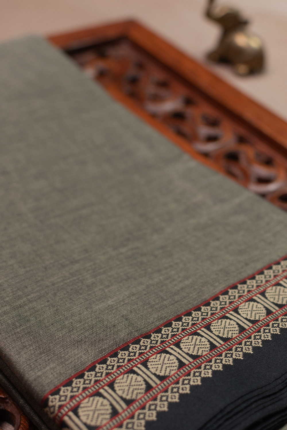 Shade of Grey Narayanpet Cotton saree