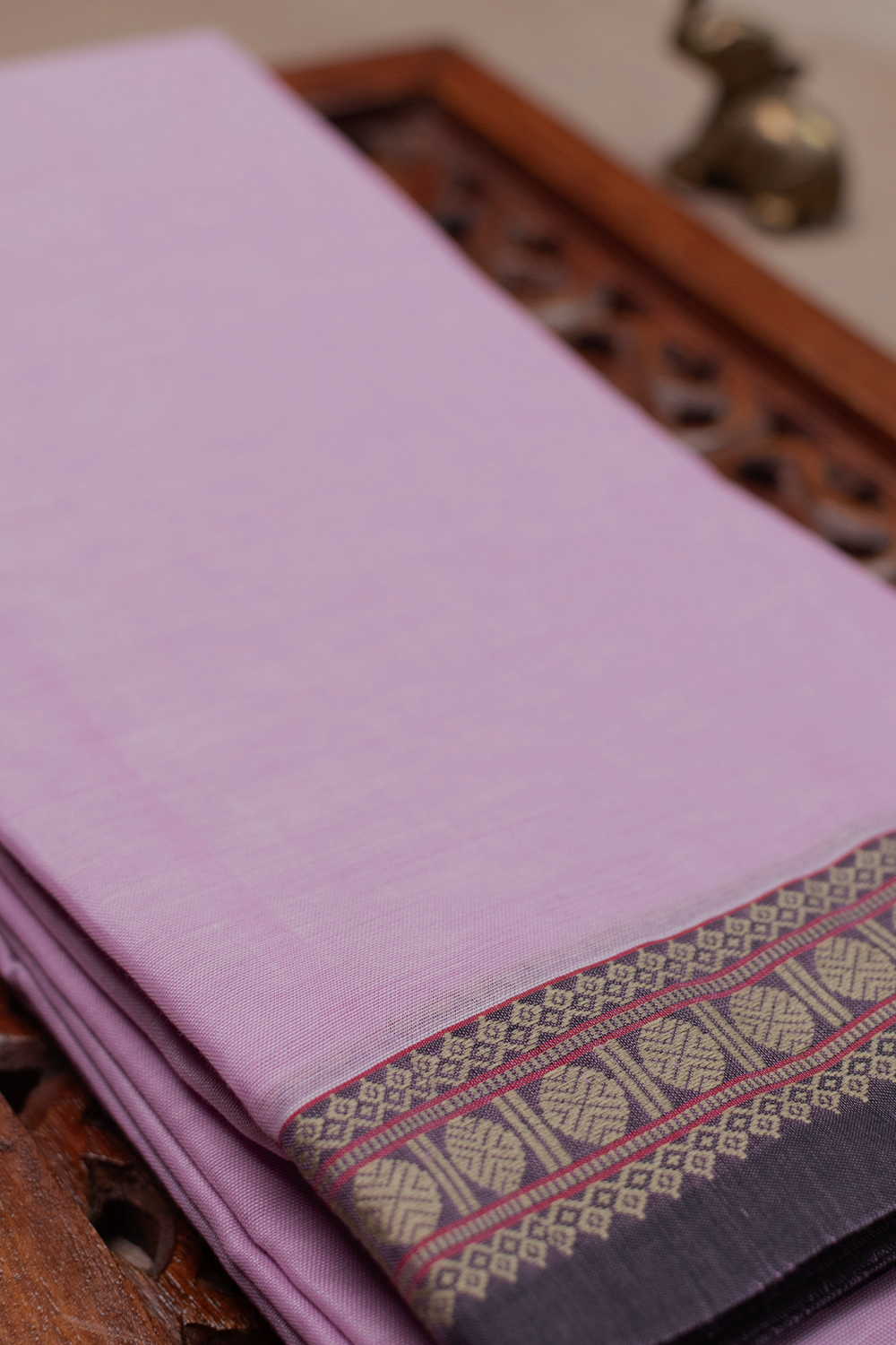 Soft Pink Narayanpet Cotton saree
