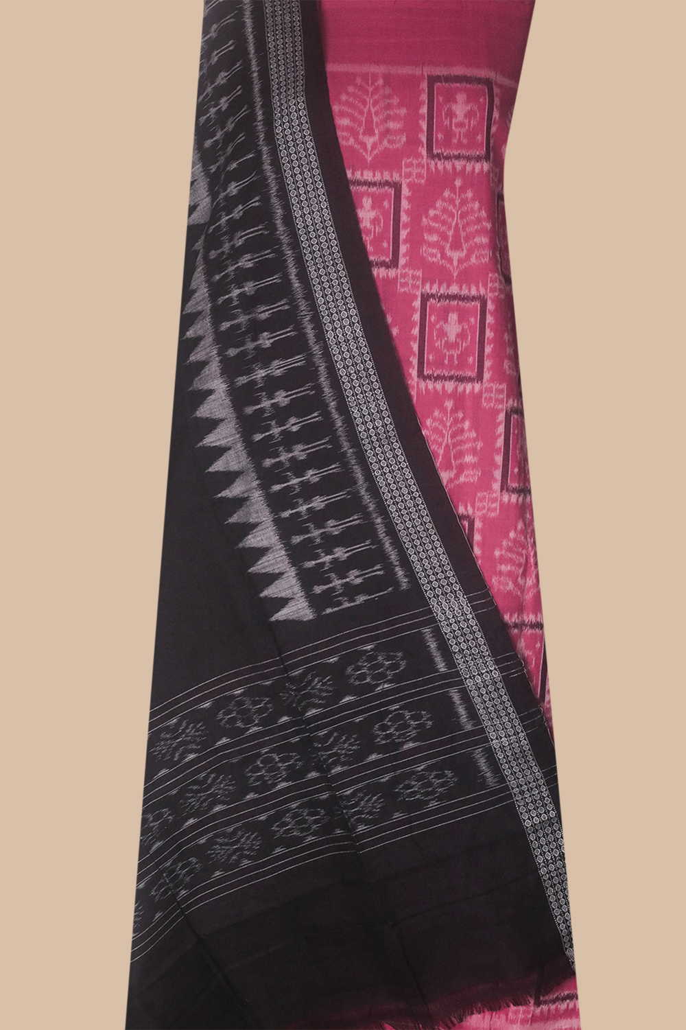 Barbie Pink Orissa Ikat Cotton Suit