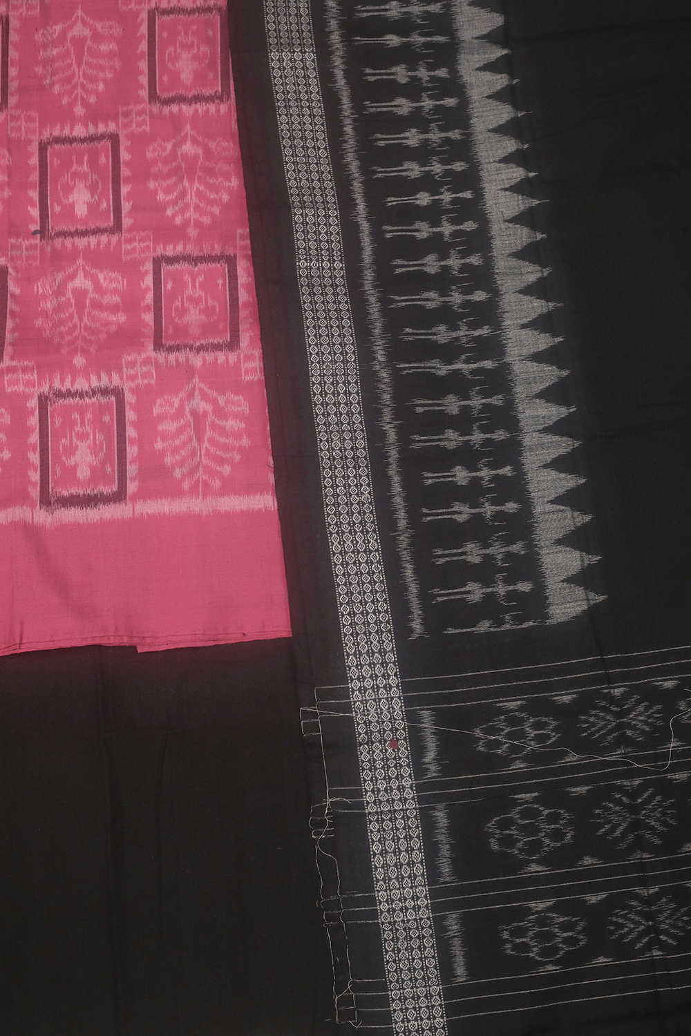 Barbie Pink Orissa Ikat Cotton Suit - Image 3