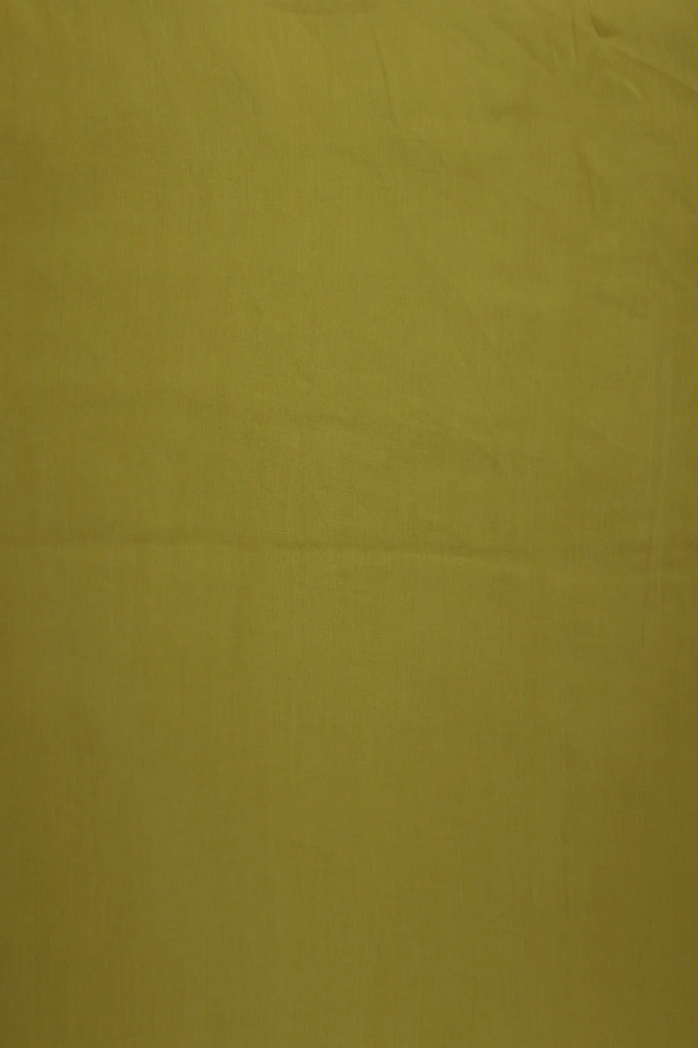 Plain Lemon Yellow Mul Cotton Fabric - Image 2