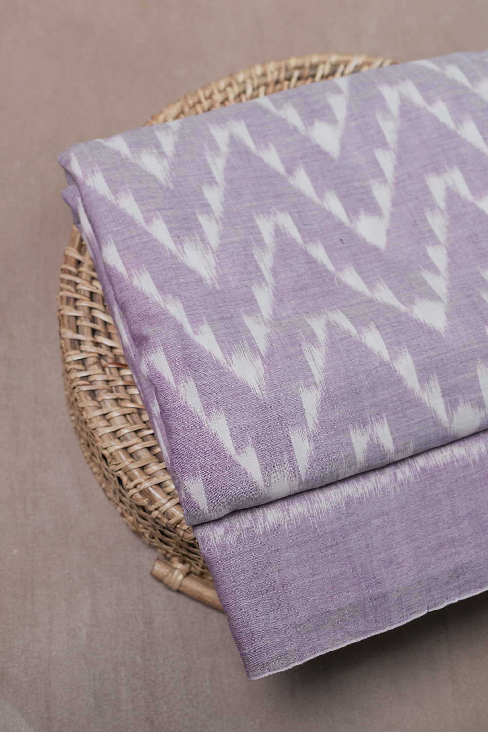 Chevron Pattern Orissa Ikat Cotton Fabric - 0.7m