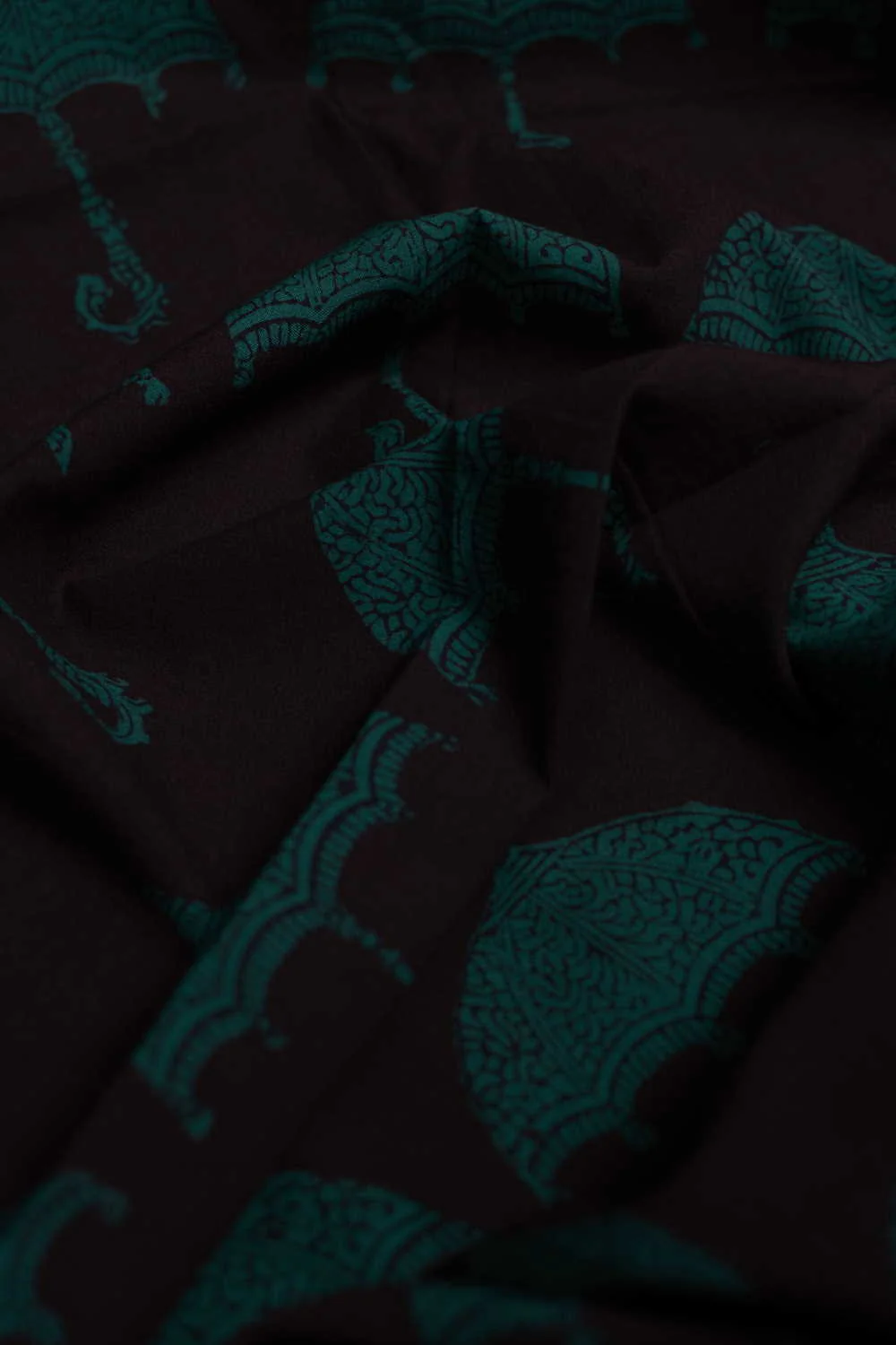 Umbrella Pattern Bagh Cotton Fabric - 0.75m - Image 2