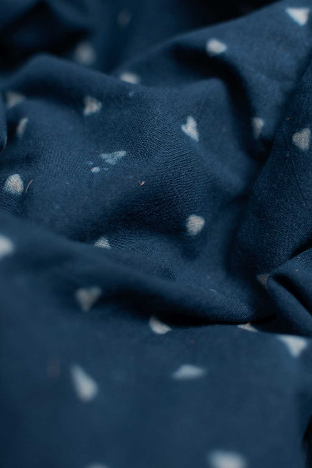 Little Motifs - Indigo Ajrak Cotton Fabric - 0.85m - Image 2
