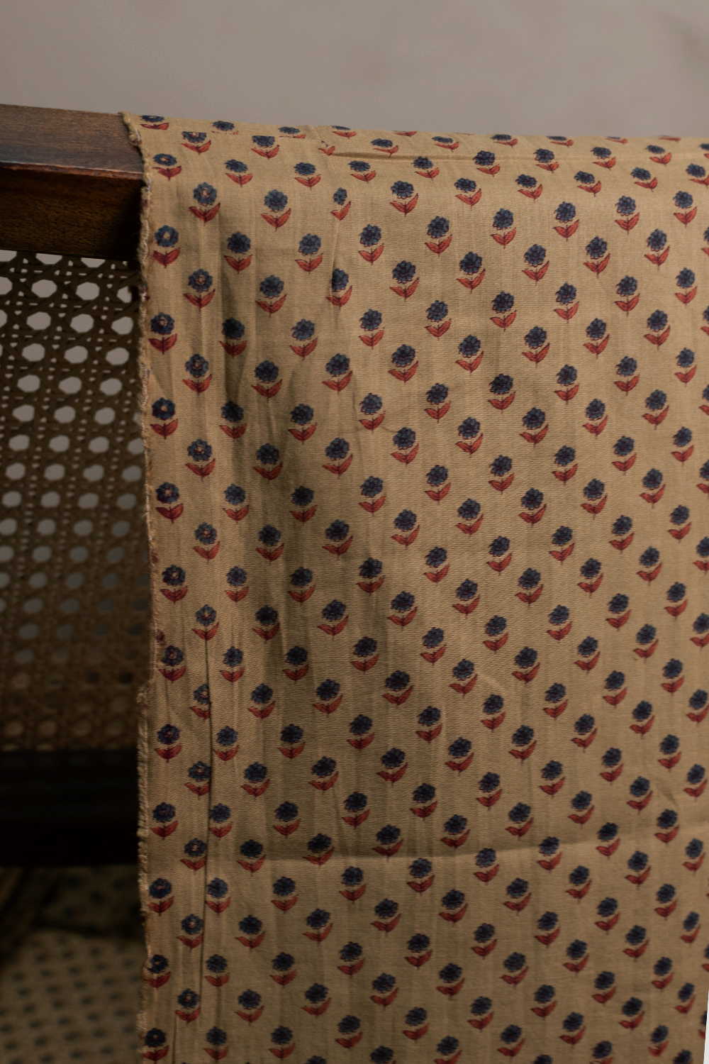 Shade of Green Sanganeri Mul Cotton Fabric - 1.4m