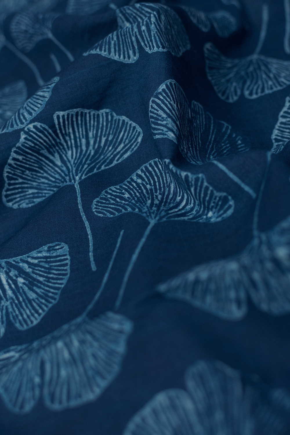 Floral Design Dabu Cotton Fabric - 0.9m - Image 3