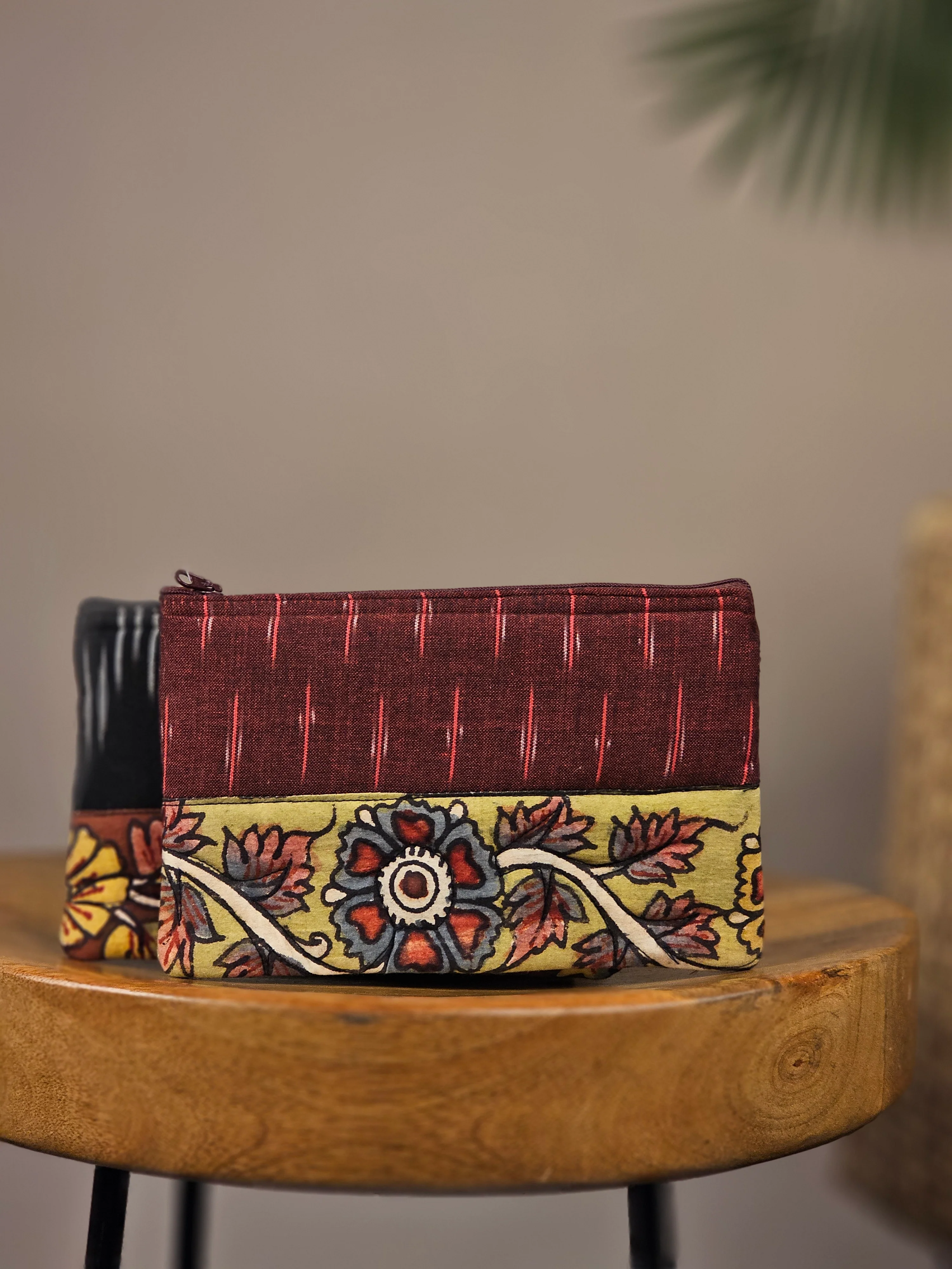 Pack of 2- Kalamkari Charm Pouch - Image 3