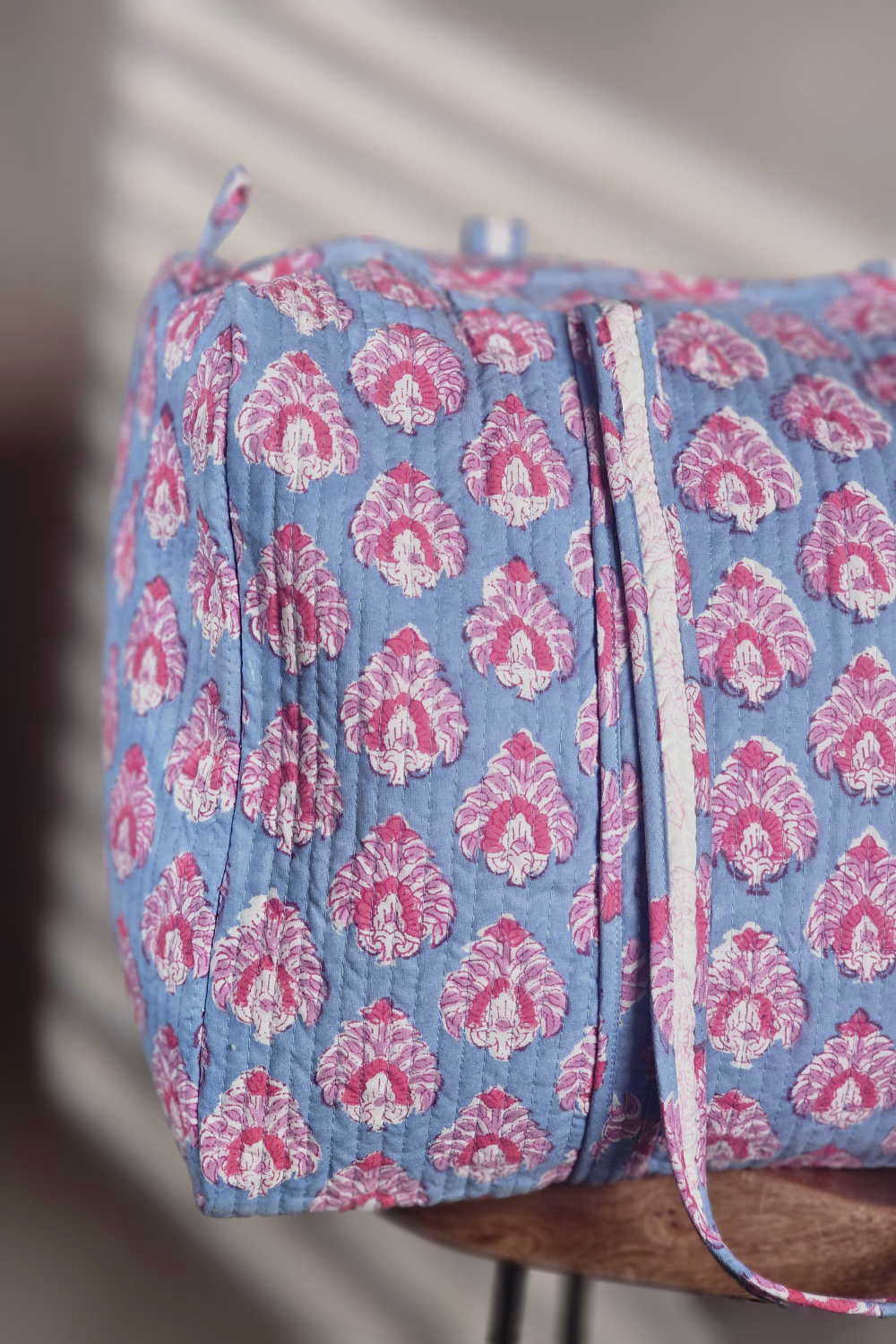 Sanganeri Print Duffle Bag Duffle Bag