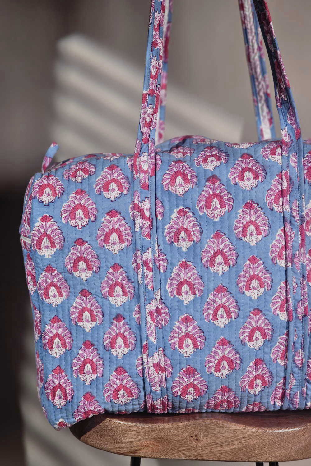 Sanganeri Print Duffle Bag Duffle Bag - Image 2