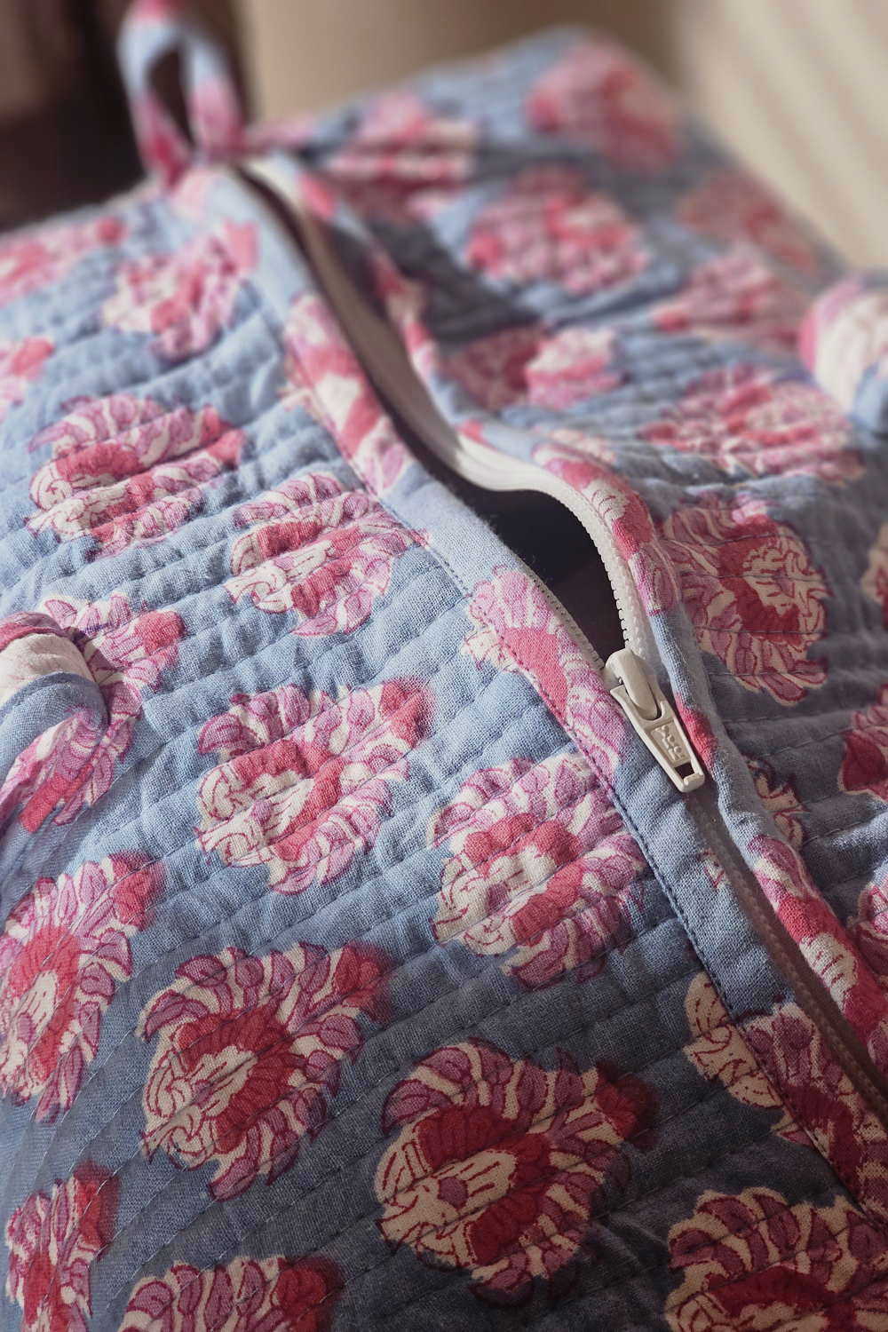 Sanganeri Print Duffle Bag Duffle Bag - Image 3