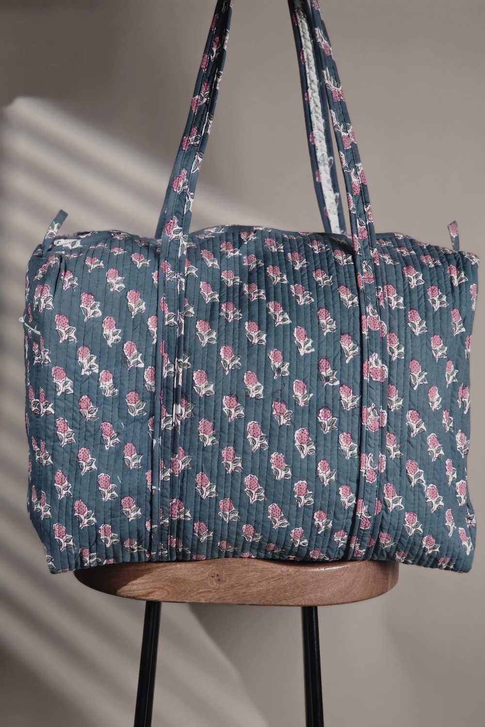 Heritage Journey Sanganeri Duffle Bag - Image 4