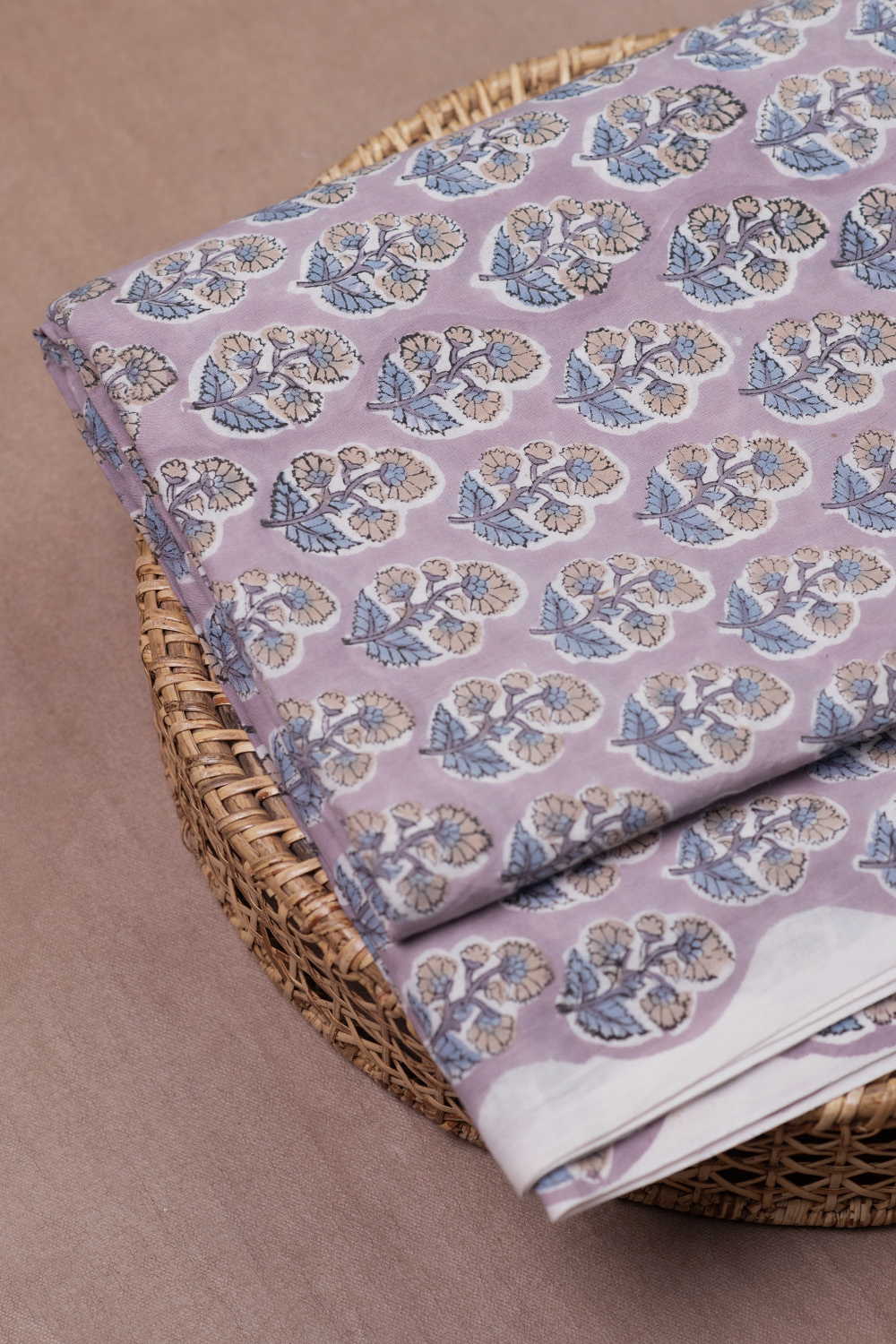 Dreamy Floral Sanganeri Cotton Fabric