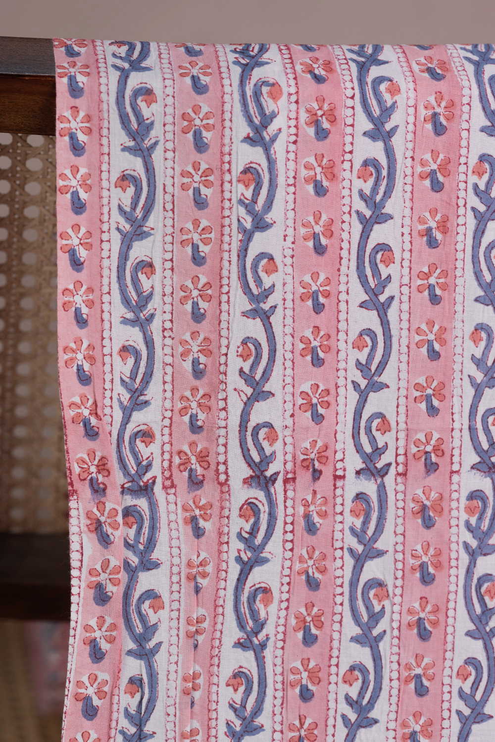 Meadow Ripple Sanganeri Cotton Fabric