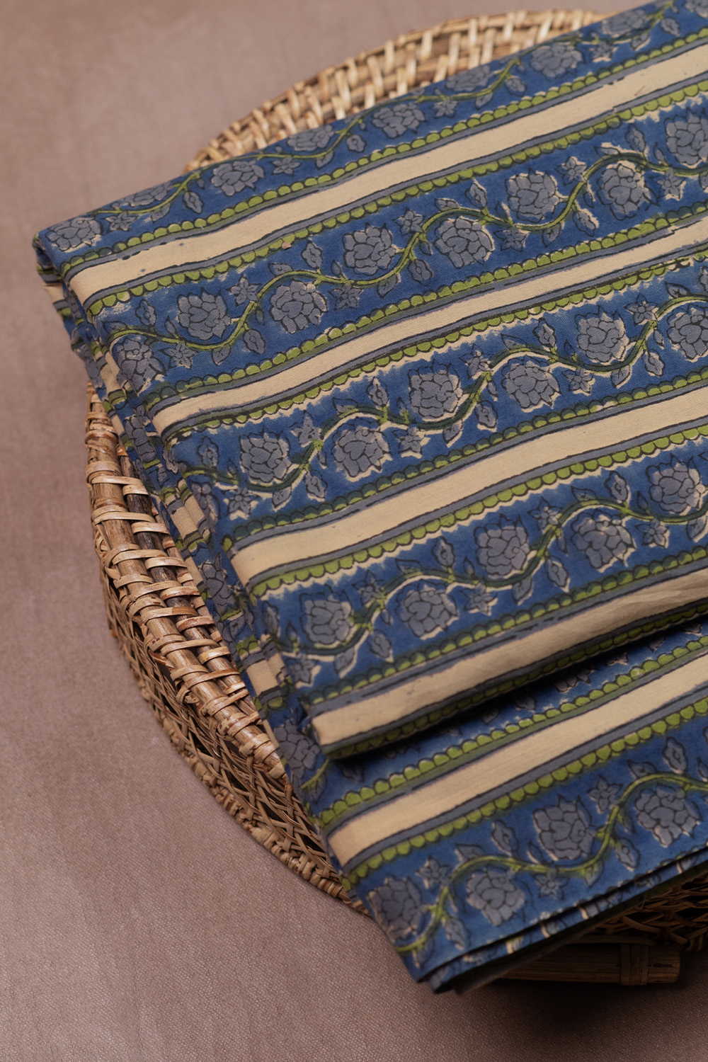 Garden Muse Sanganeri Cotton Fabric - Image 2