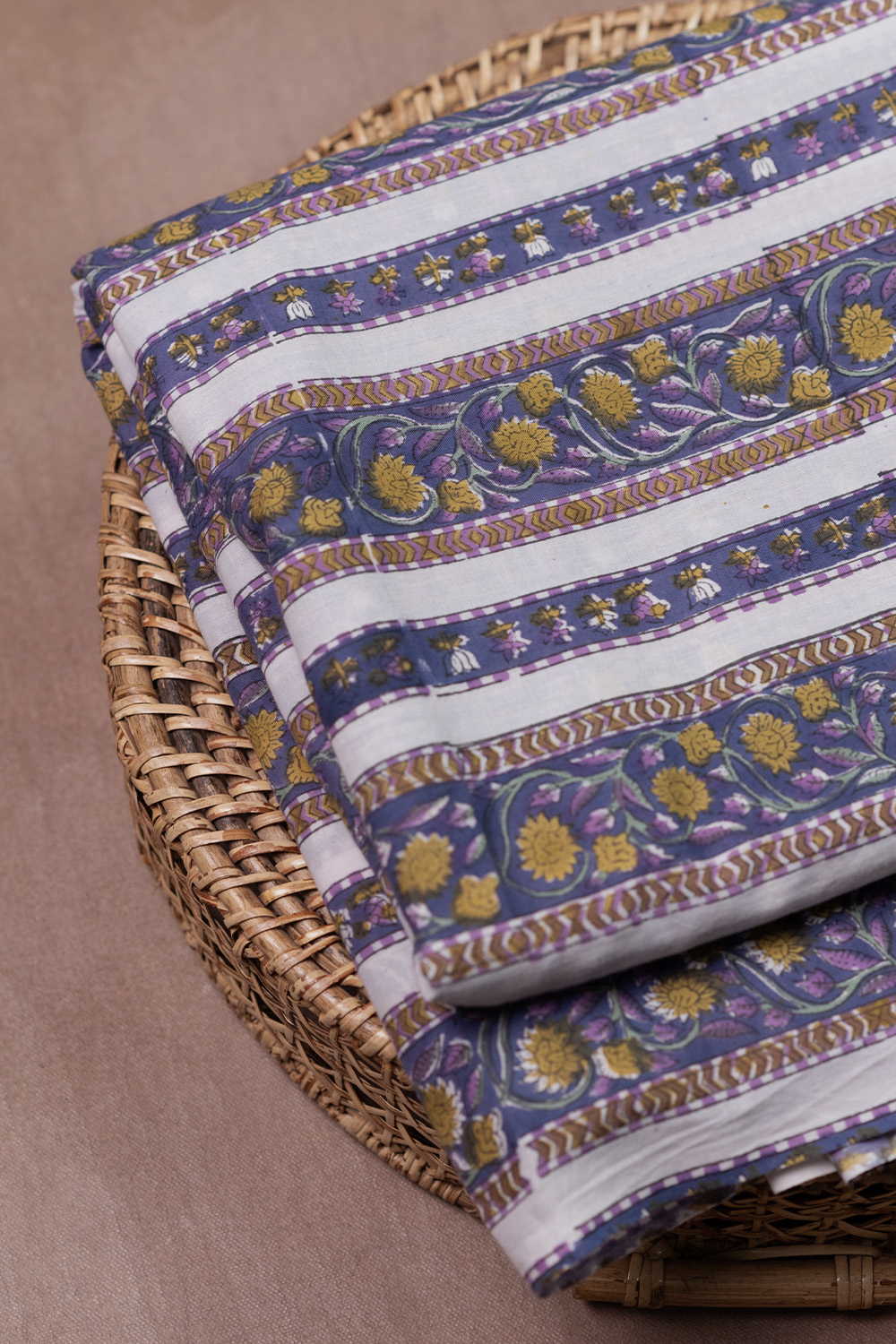 Endless Florals Sanganeri Cotton Fabric