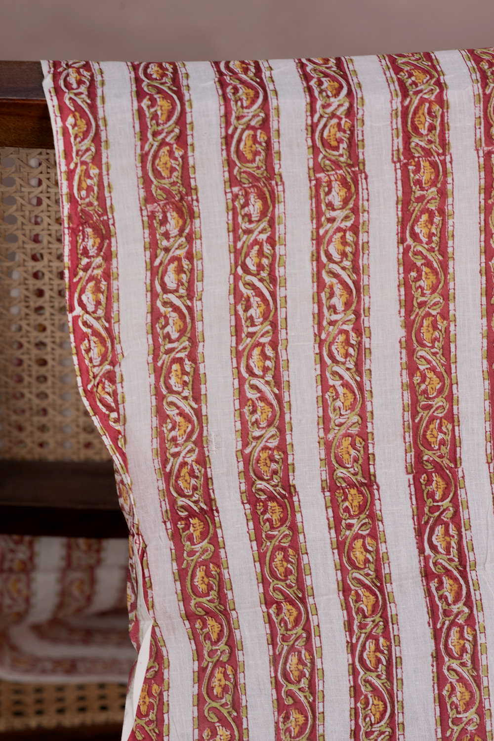 Bloom Trails Sanganeri Mul Cotton Fabric - Image 3