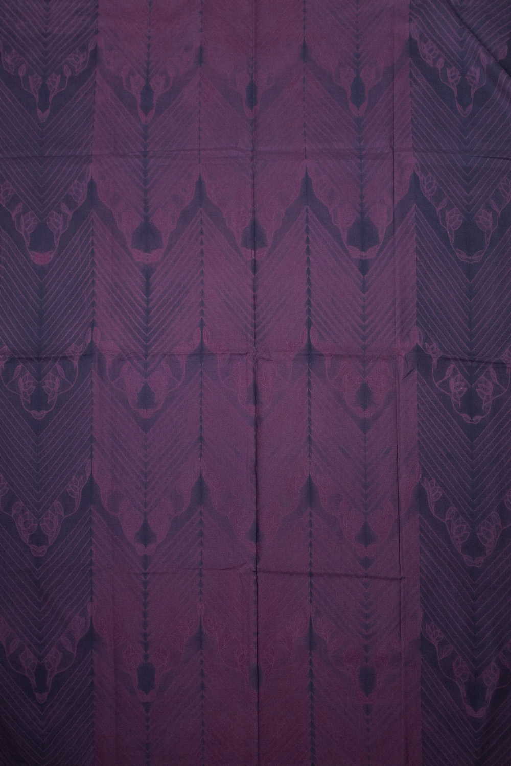Muted Purple - Patterend Shibori Kurta Fabric - Image 3