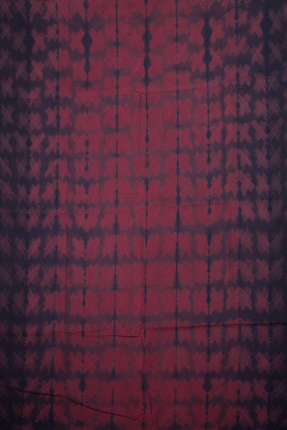 Rust Purple Shibori Kurta Fabric - Image 3