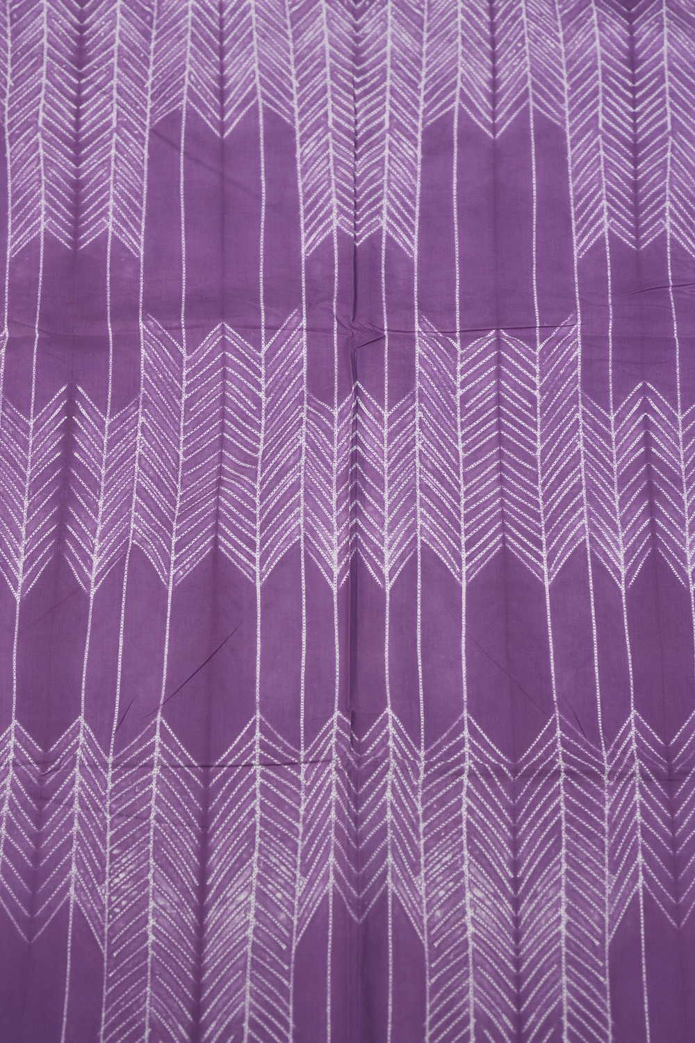 Cream Pattern Shibori Kurta Fabric - Image 3