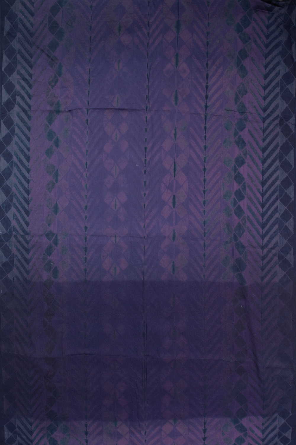 Faded Velvet Purple Shibori Kurta Fabric - Image 3
