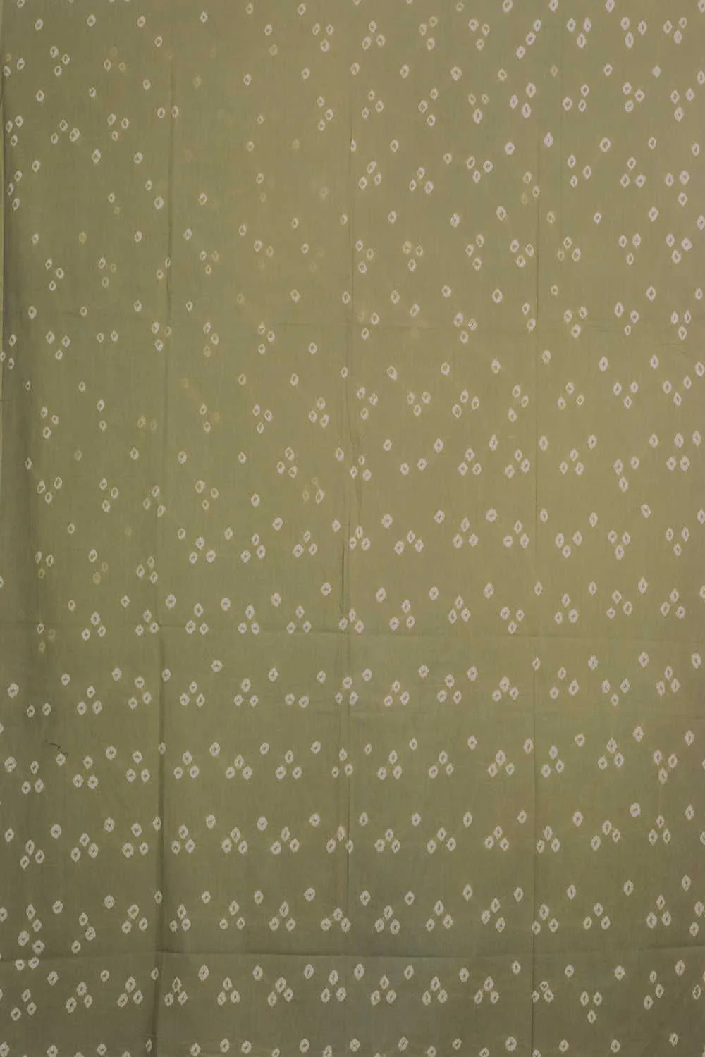 Light Yellowish Green Shibori Kurta Fabric - Image 3
