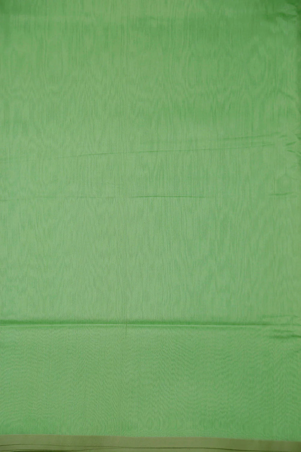 Baby Pista Green Silk Cotton Maheshwari Fabric - Image 3