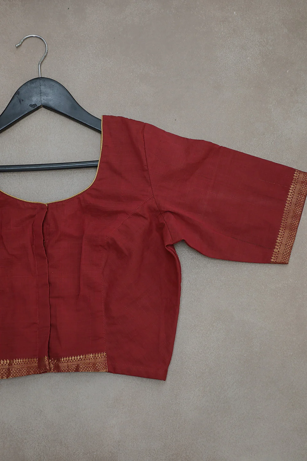 Handwoven Mangalagiri Border Stitched Blouse 34, 36, 38, 40 & 42
