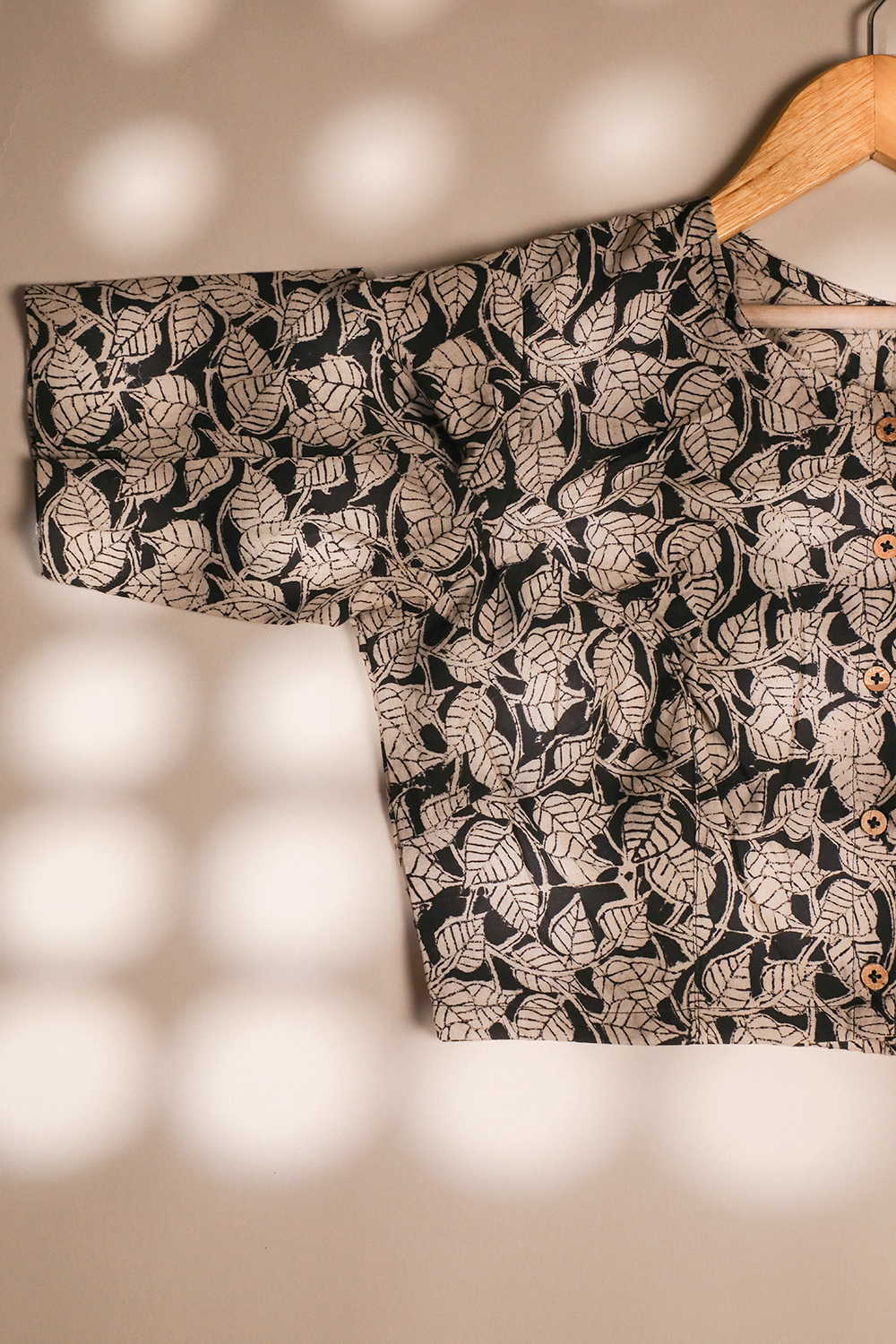 Printed Kalamkari with Boat Neck Stitched Blouse 32,34,36,38,40,42 - Image 2