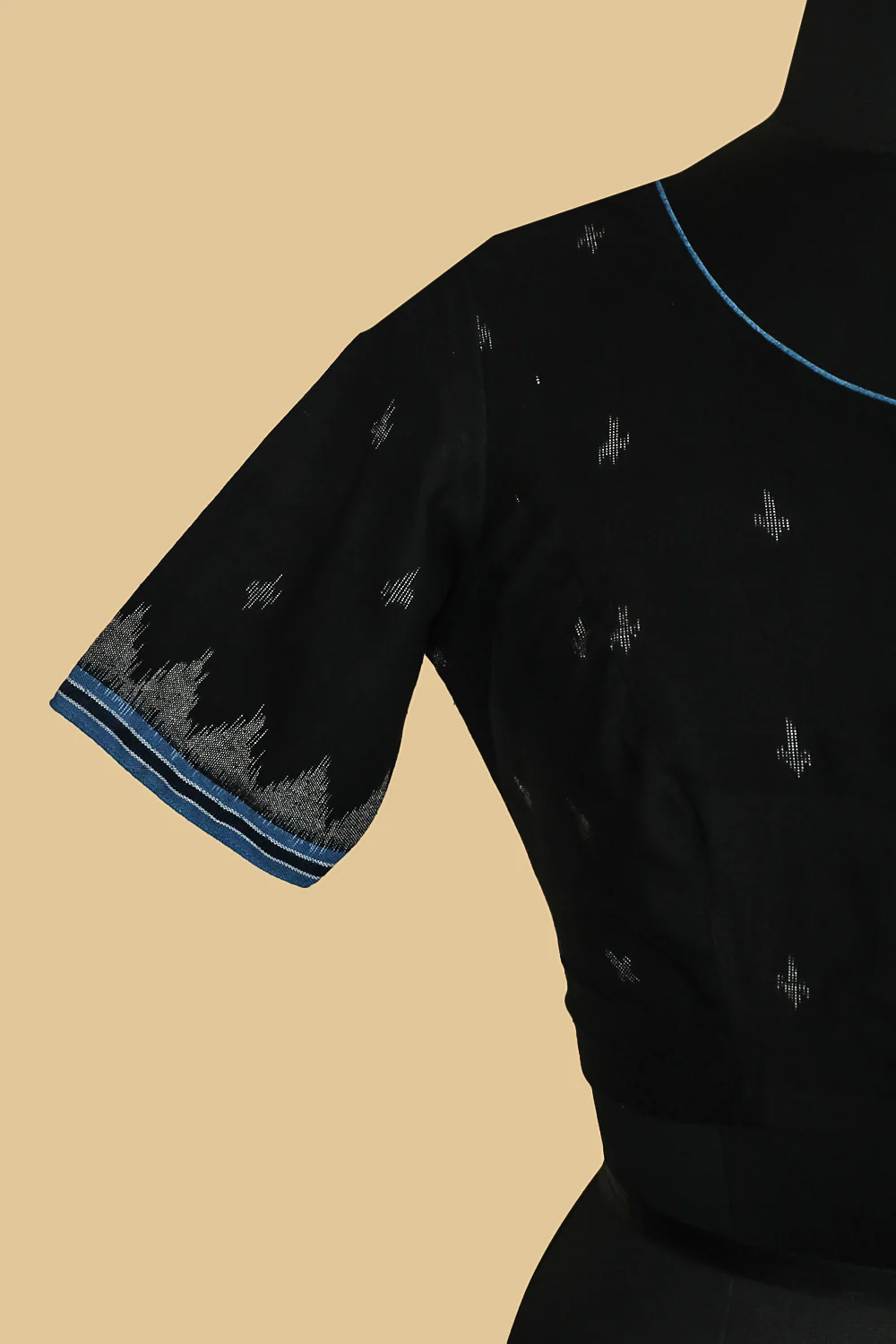 Ikat Kalamkari Stitched Blouse -34,36,38,40,42,44 - Image 5