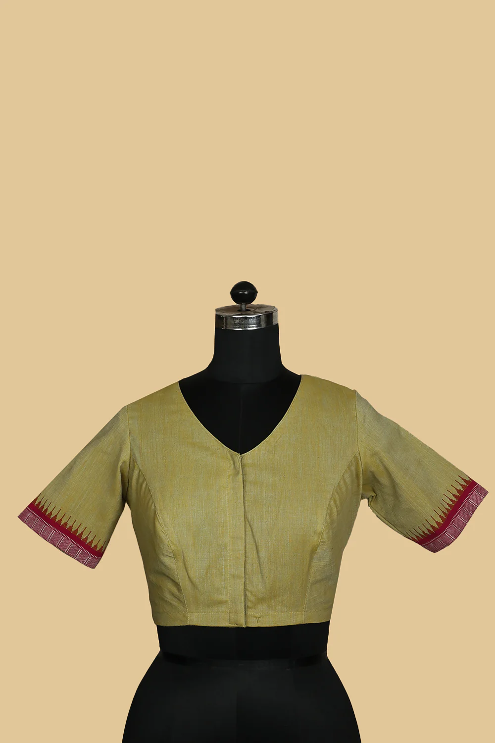 Beige Handspun Stitched Blouse - 32,34,36,38,40 - Image 6