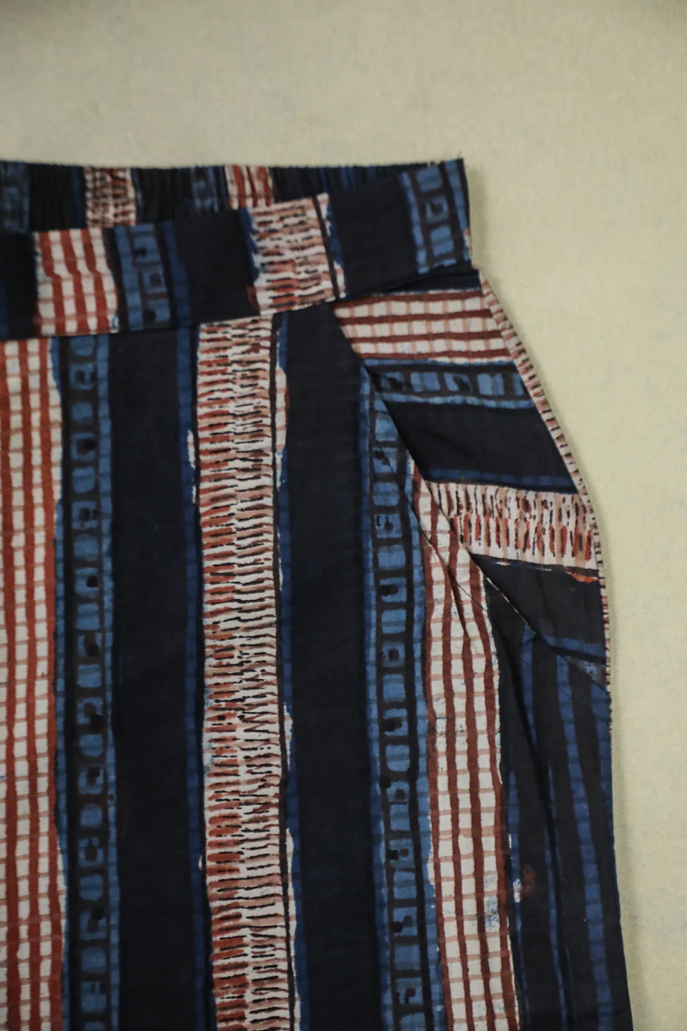 Faded Black Block Printed Pant - Image 2