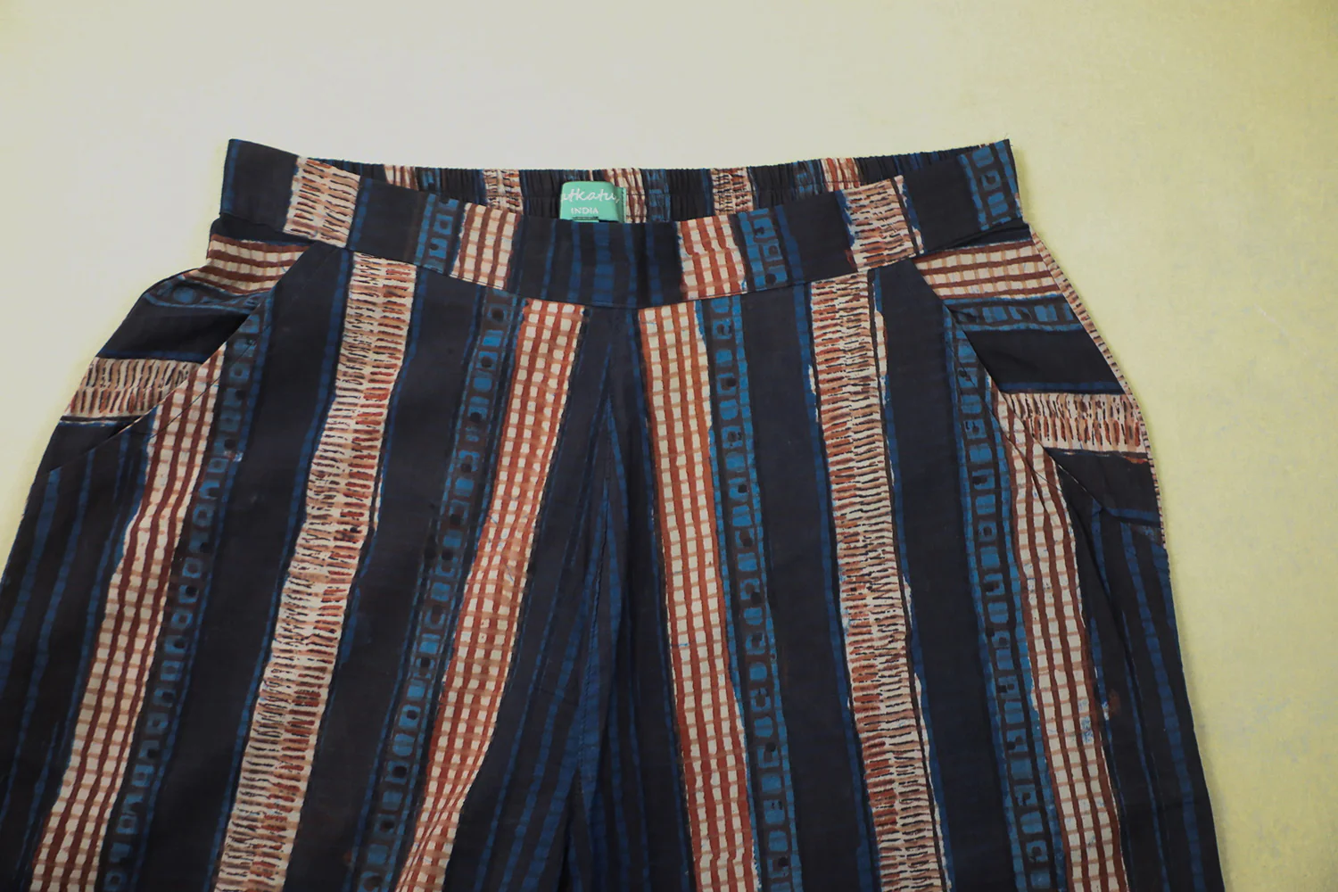Faded Black Block Printed Pant - Image 4