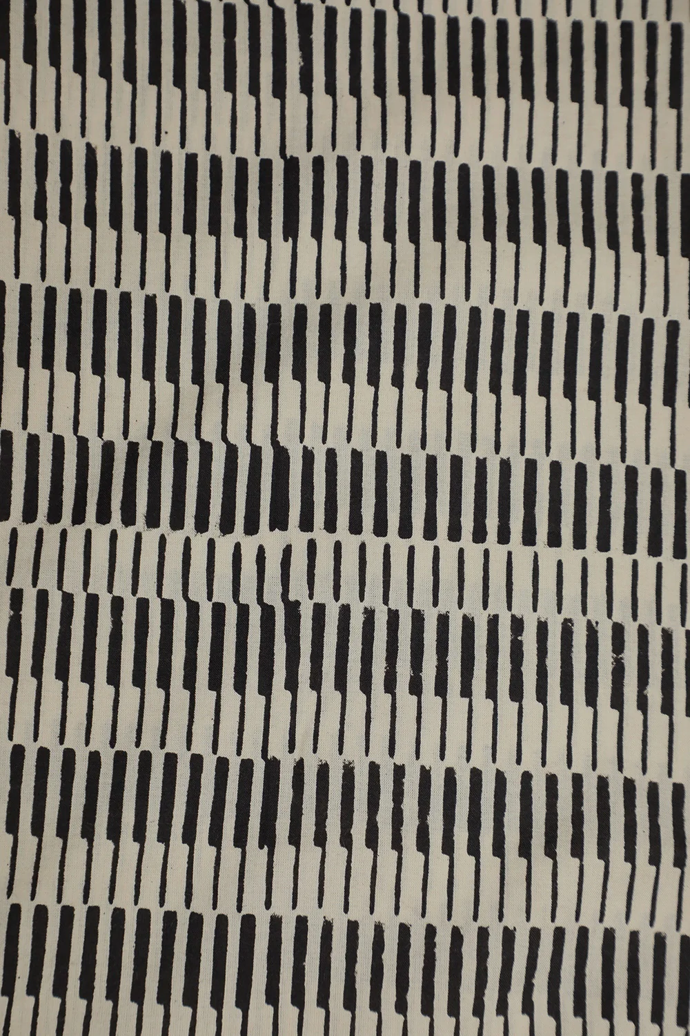 Black Stripes on Cream Stitched Pant - Image 4