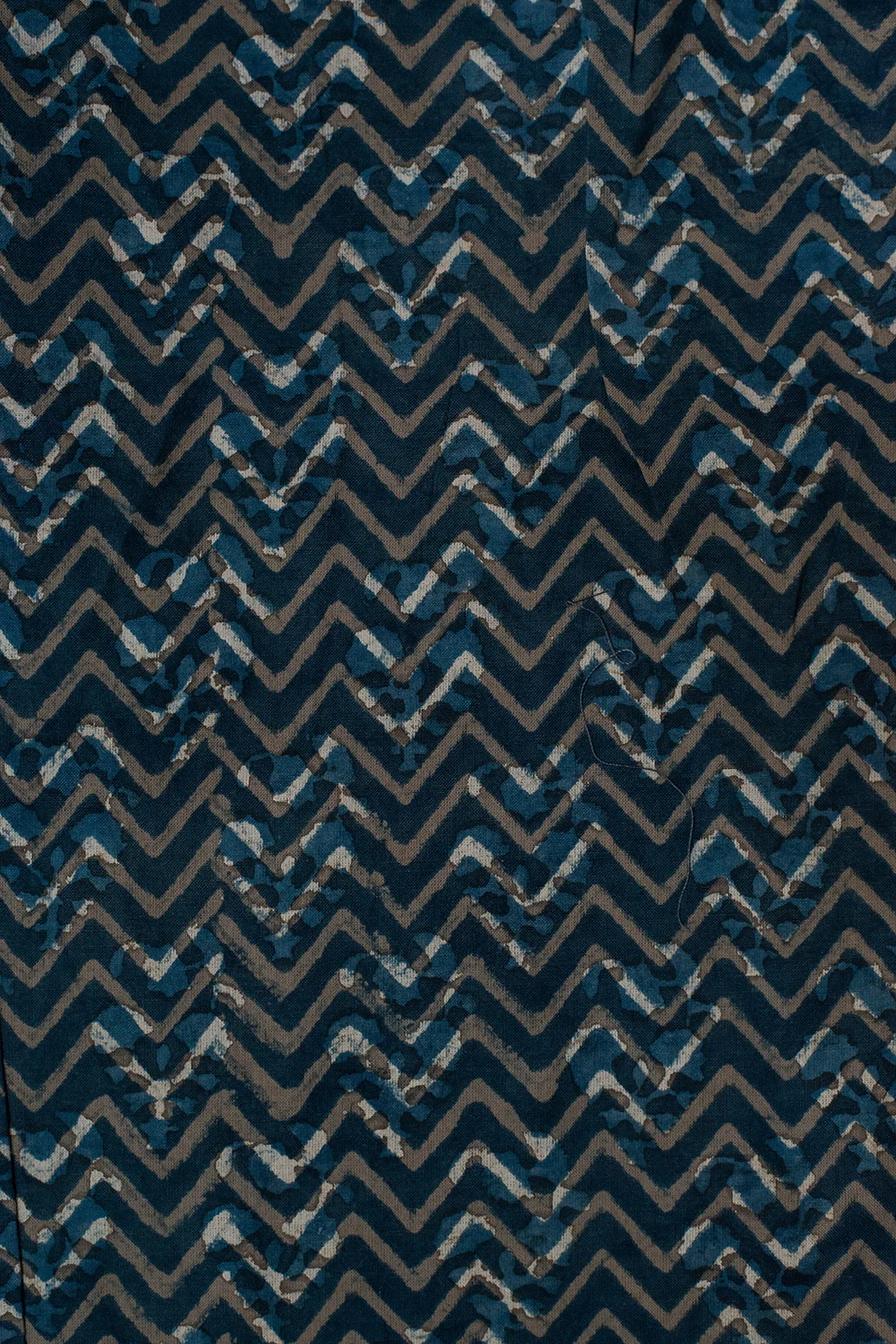 Chevron on Indigo Stitched Pants - Image 4