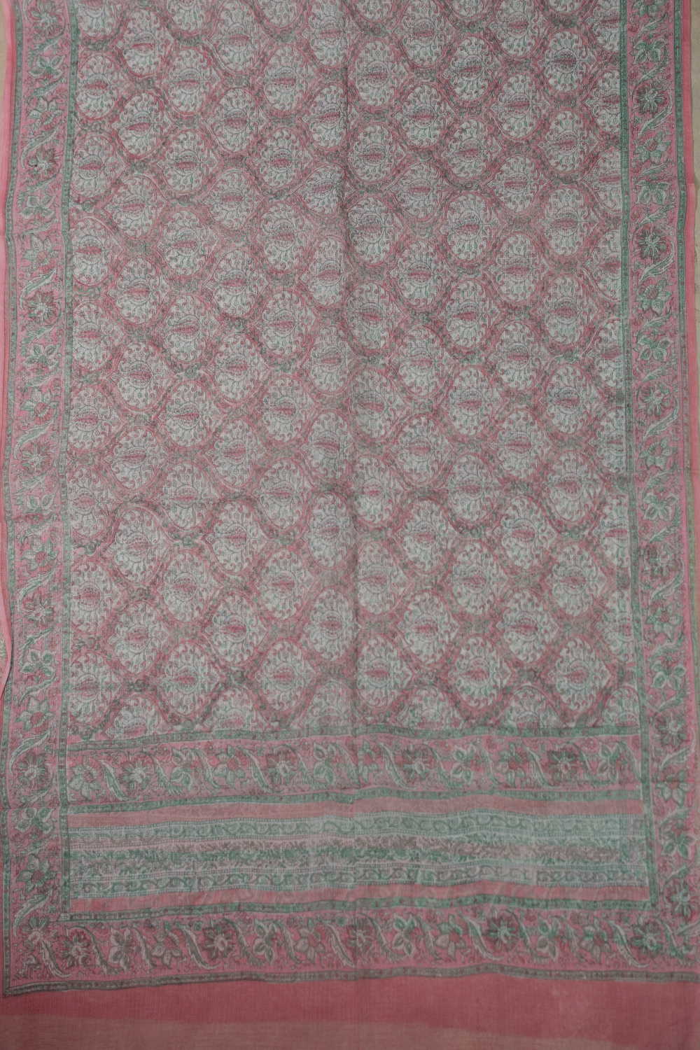 Grey with Butta Handspun Top & Kota Dupatta - Image 3