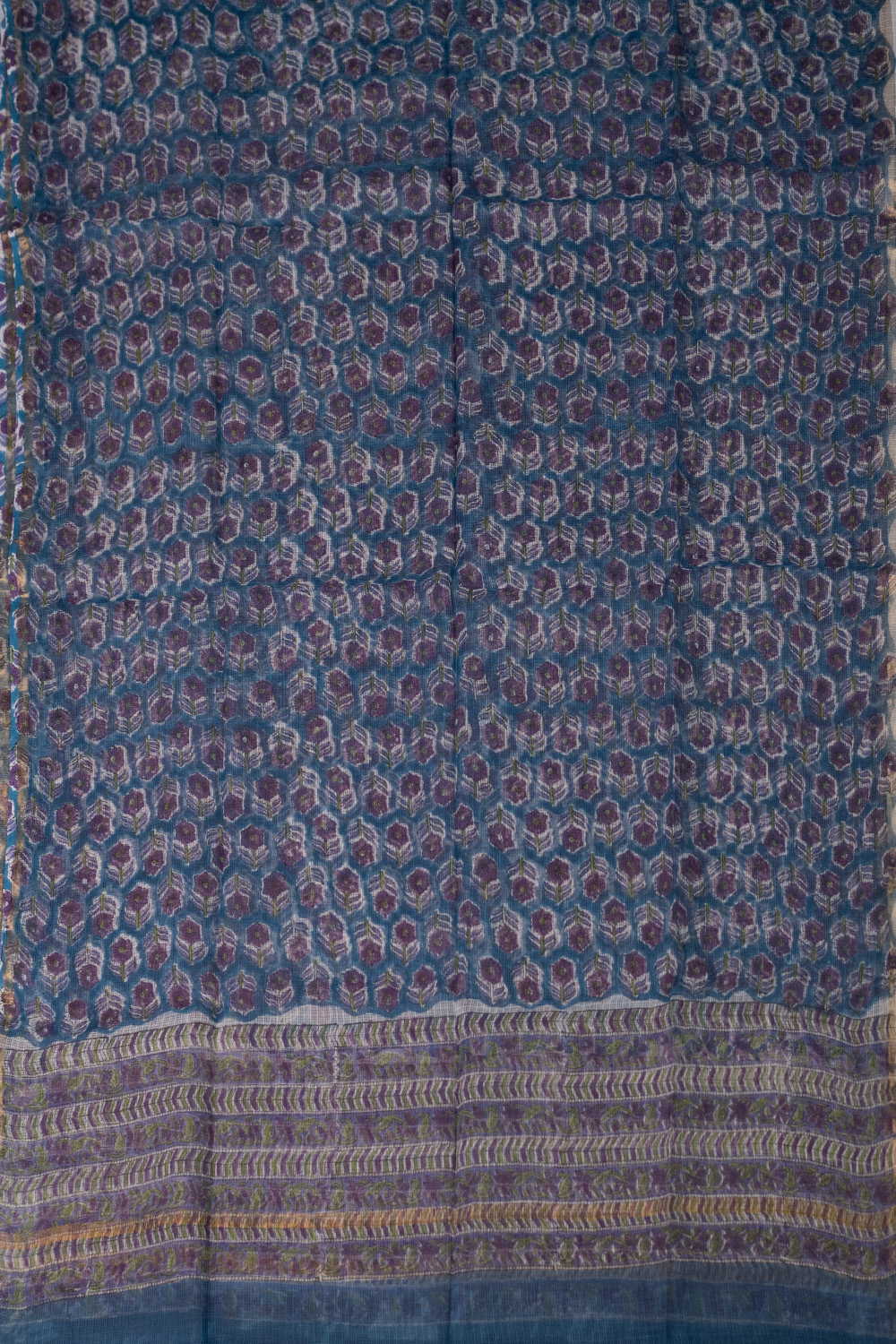Shade of Blue Kota Cotton Top & Dupatta - Image 3