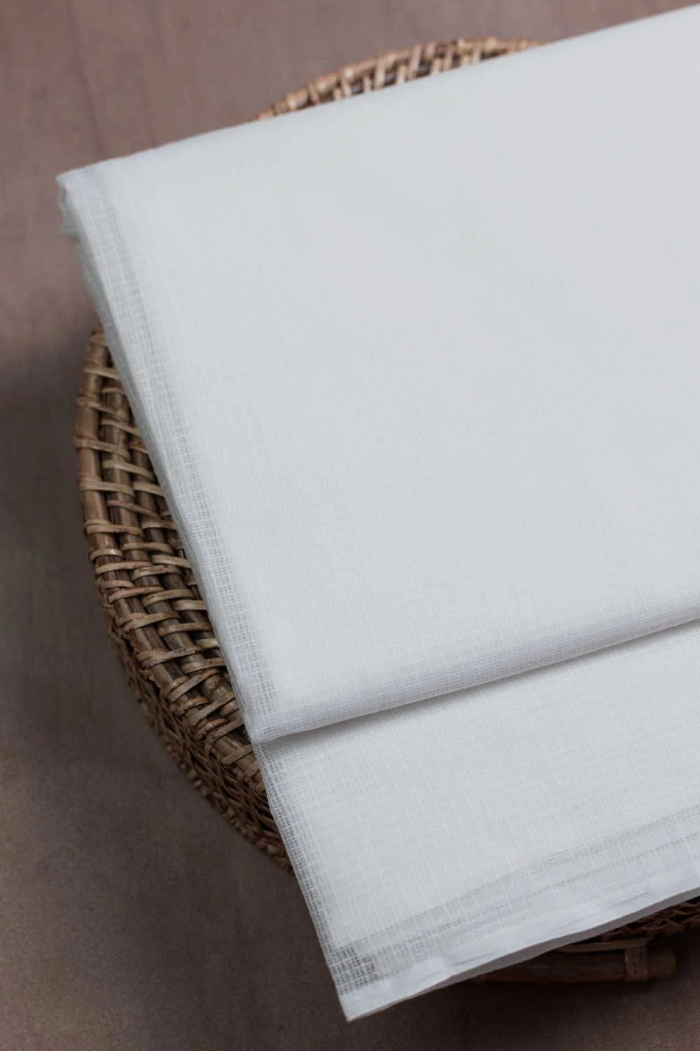 Off-White Kota Cotton Fabric - Image 3