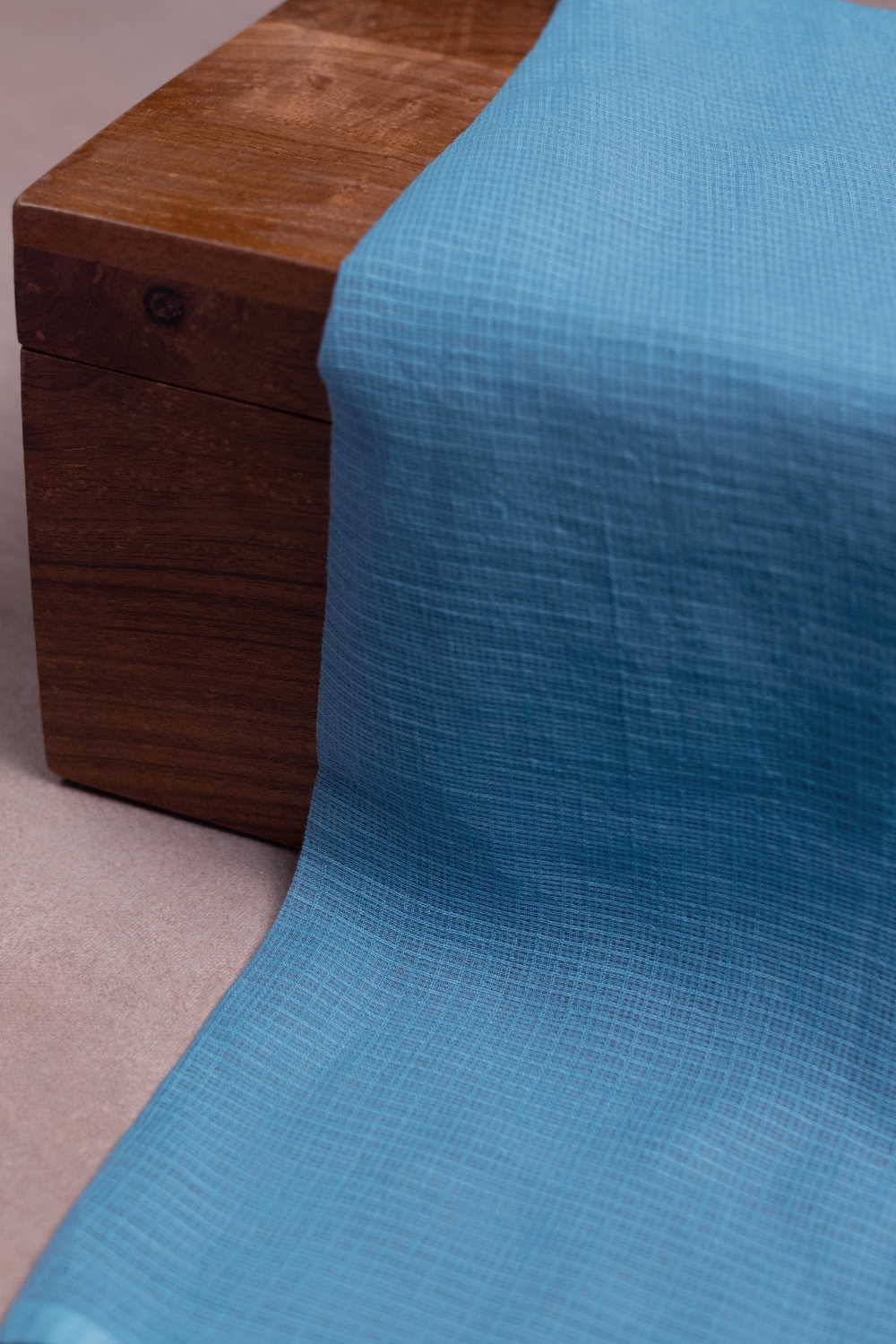 Cerulean Blue Kota Cotton Fabric
